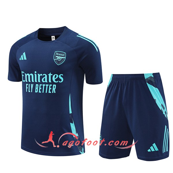 Ensemble Training T-Shirts Arsenal Bleu Royal 2024/2025