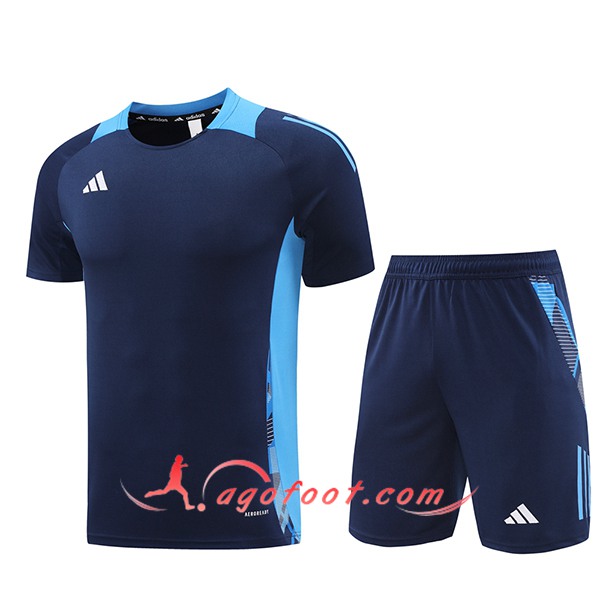 Ensemble Training T-Shirts Adidas Bleu Royal 2024/2025