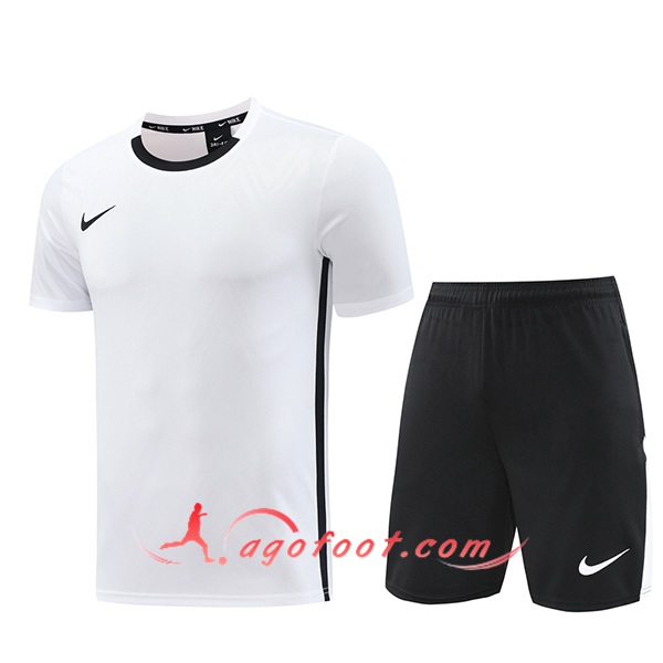Ensemble Training T-Shirts Nike Blanc/Noir 2024/2025