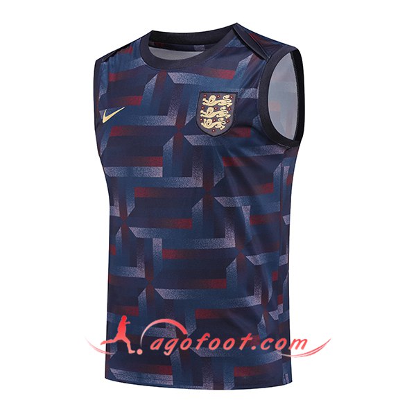 Training Debardeur Angleterre Bleu Foncé 2024/2025