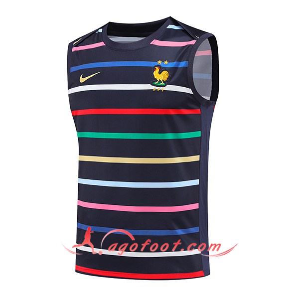 Training Debardeur France Noir 2024/2025