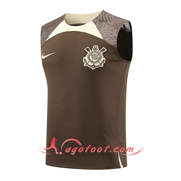 Training Debardeur Corinthians Brun/Beige 2024/2025