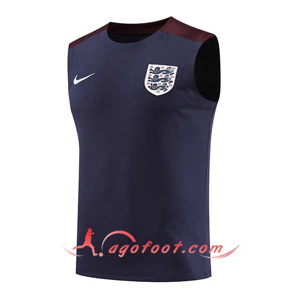 Training Debardeur Angleterre Bleu/Rouge 2024/2025