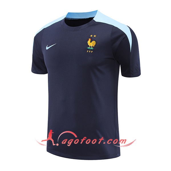 Training T-Shirts France Bleu Foncé 2024/2025