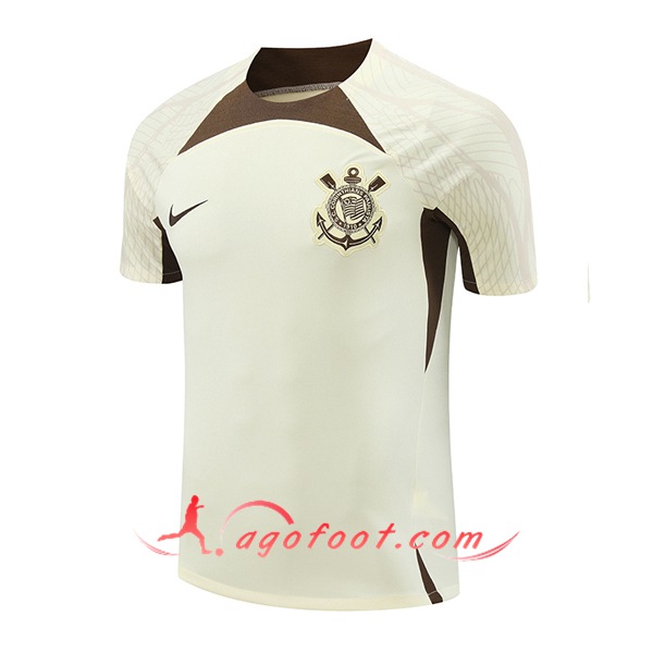 Training T-Shirts Corinthians Beige/Brun 2024/2025