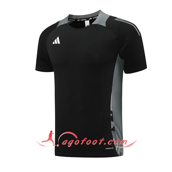 Training T-Shirts Adidas Noir/Gris 2024/2025