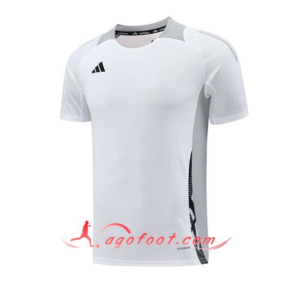 Training T-Shirts Adidas Blanc/Gris 2024/2025