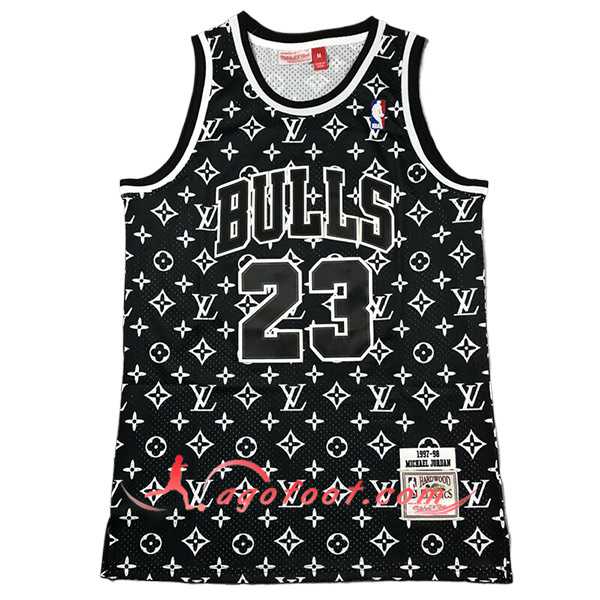 Maillot Chicago Bulls (JORDAN #23) 2024/25 Noir/Blanc