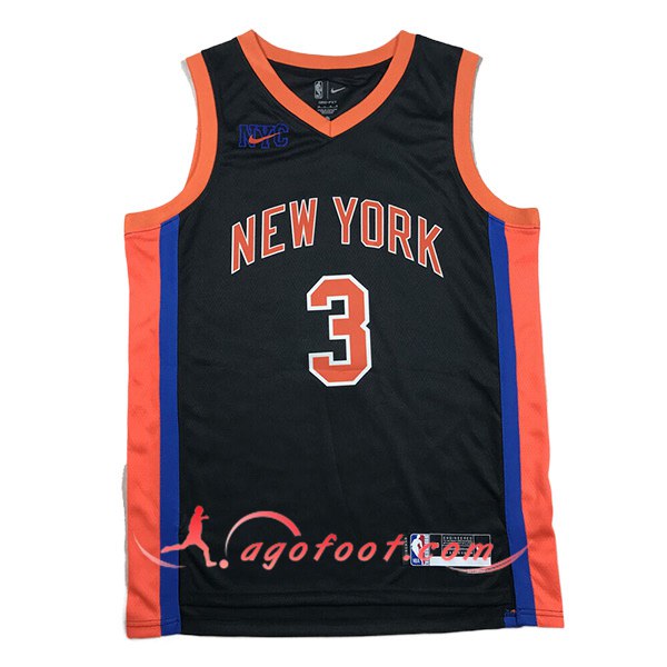 Maillot New York Knicks (HART #3) 2024/25 Noir/Orange/Bleu