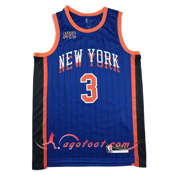 Maillot New York Knicks (HART #3) 2024/25 Bleu/Noir/Orange