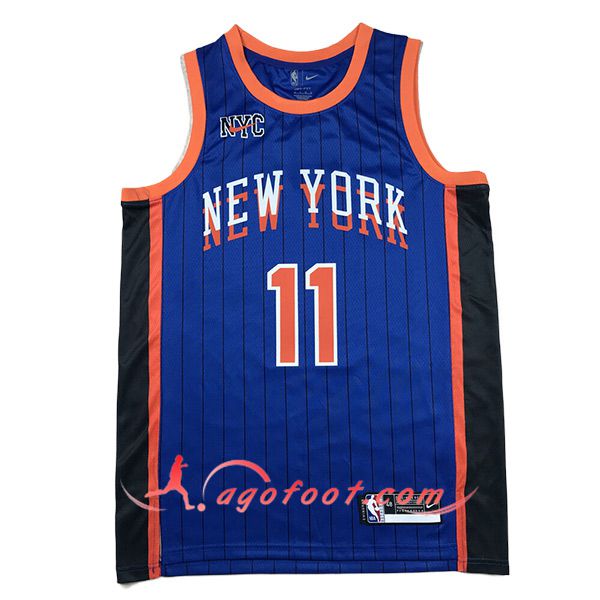 Maillot New York Knicks (BRUNSON #11) 2024/25 Bleu/Noir/Orange