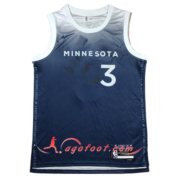 Maillot Minnesota Timberwolves (McDANIELS #3) 2024/25 Bleu/Blanc
