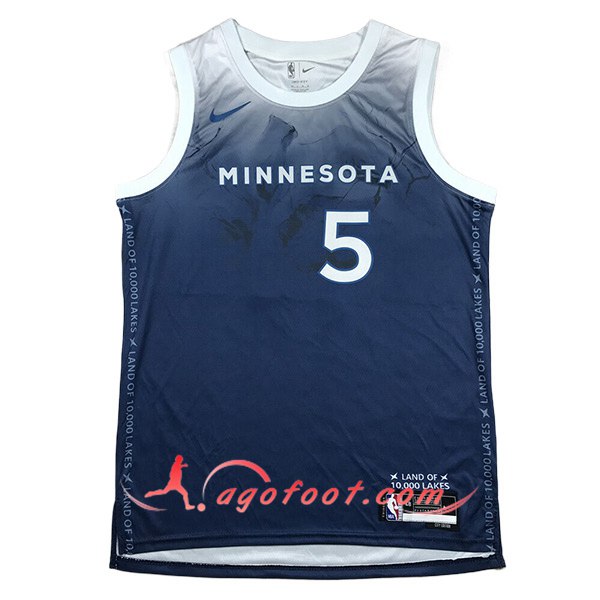Maillot Minnesota Timberwolves (EDWARDS#5) 2024/25 Bleu/Blanc