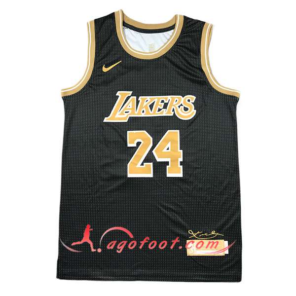 Maillot Los Angeles Lakers (BRYANT #24) 2024/25 Noir/Jaune
