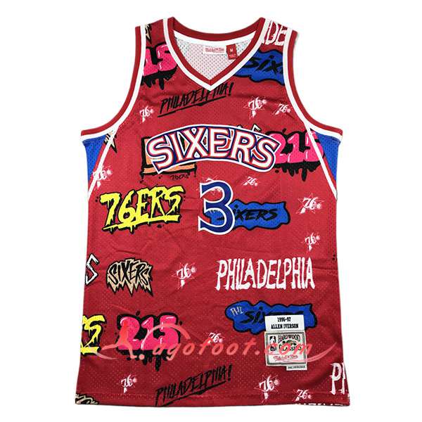 Maillot Philadelphia 76ers (WERSON #3) 2024/25 Rouge