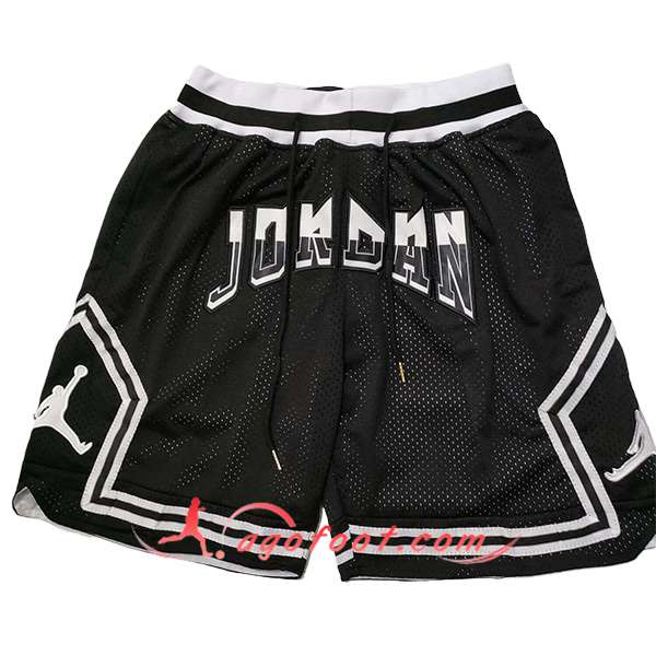 Shorts NBA Chicago Bulls 2024/25 Noir/Blanc