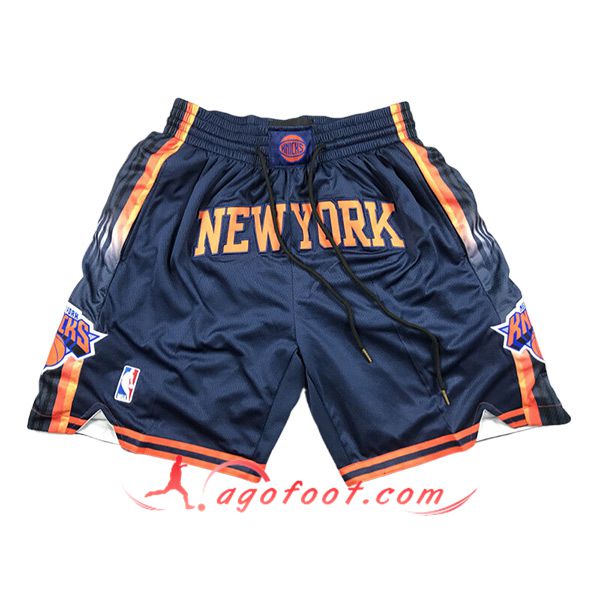 Shorts NBA New York Knicks 2024/25 Bleu Foncé
