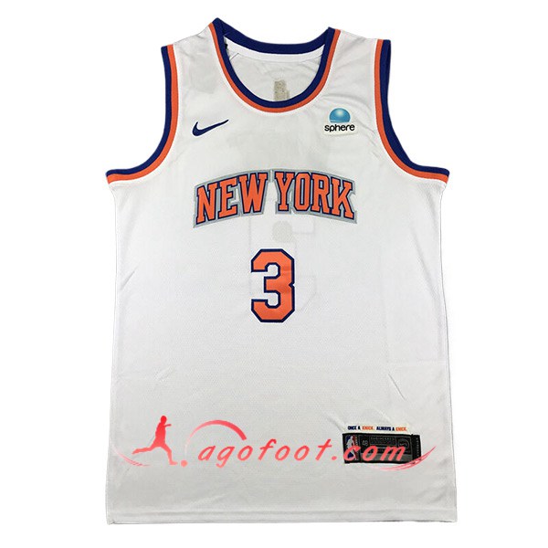 Maillot New York Knicks (HART #3) 2024/25 Blanc/Orange -03