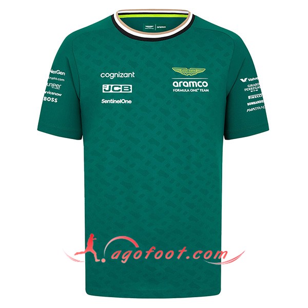 T-Shirt F1 Aston Martin Team Vert 2024