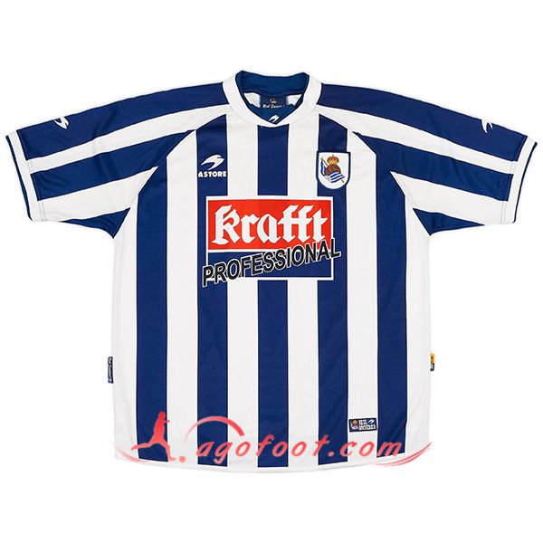 Maillot de Foot Real Sociedad Retro Domicile 2004/2005
