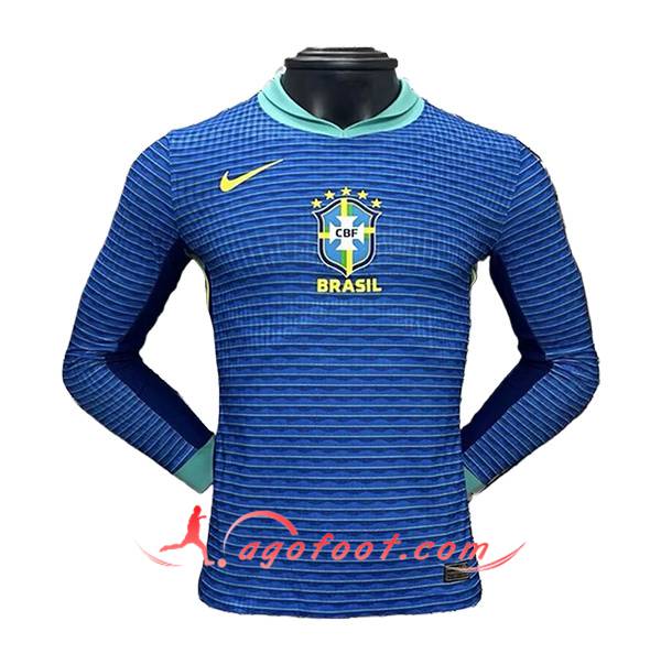 Maillot Equipe Foot Bresil Exterieur Manches Longues 2024/2025