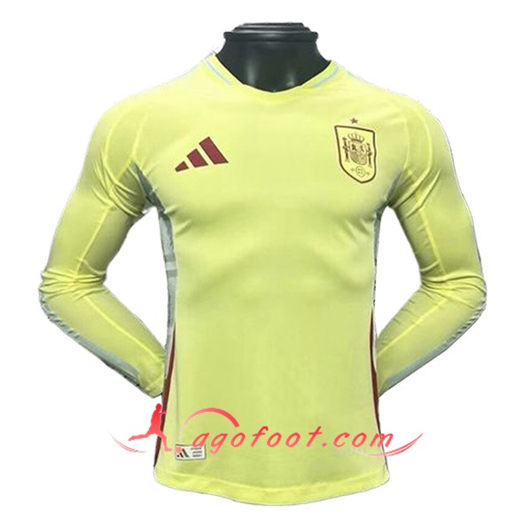 Maillot Equipe Foot Espagne Exterieur Manches Longues 2024/2025
