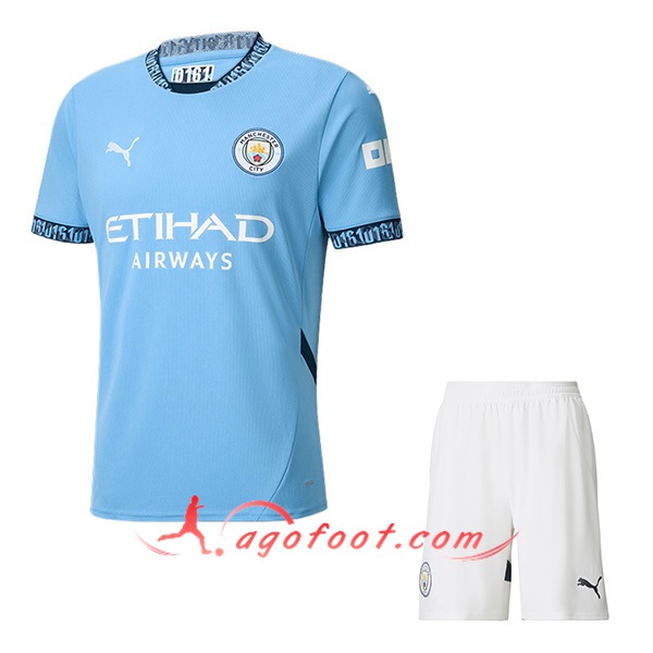 Ensemble Maillot Manchester City Domicile + Short 2024/2025