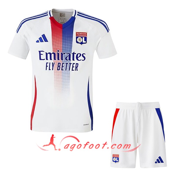 Ensemble Maillot Lyon Domicile + Short 2024/2025