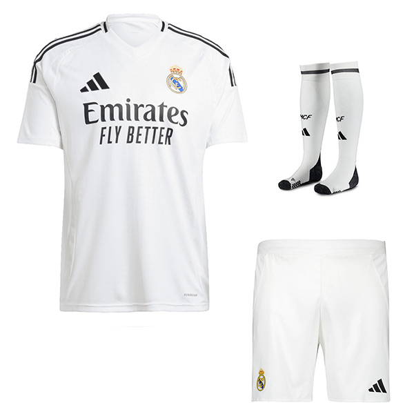 Ensemble Maillot Real Madrid Domicile (Short + Chaussettes) 2024/2025