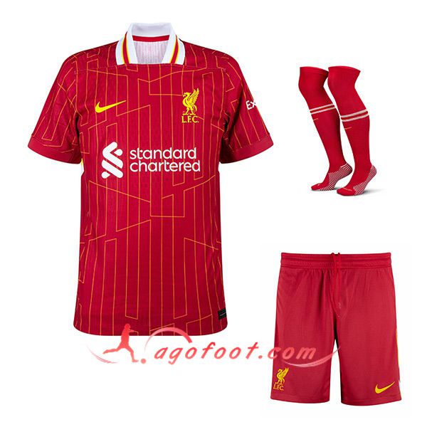 Ensemble Maillot FC Liverpool Domicile (Short + Chaussettes) 2024/2025