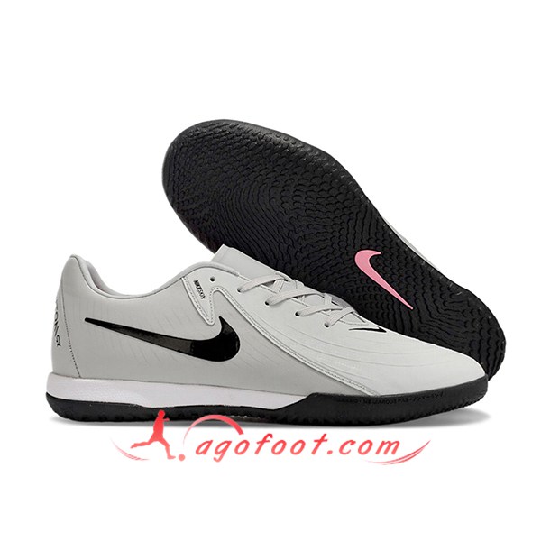 Nike Chaussures de Foot Phantom GX II ACAD LV8 IC Gris/Noir