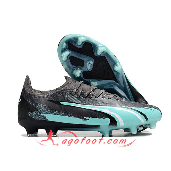 PUMA Chaussures de Foot Ultra Ultimate FG Noir/Bleu
