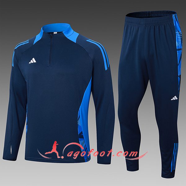 Ensemble Survetement de Foot Adidas Enfant Bleu Royal 2024/2025