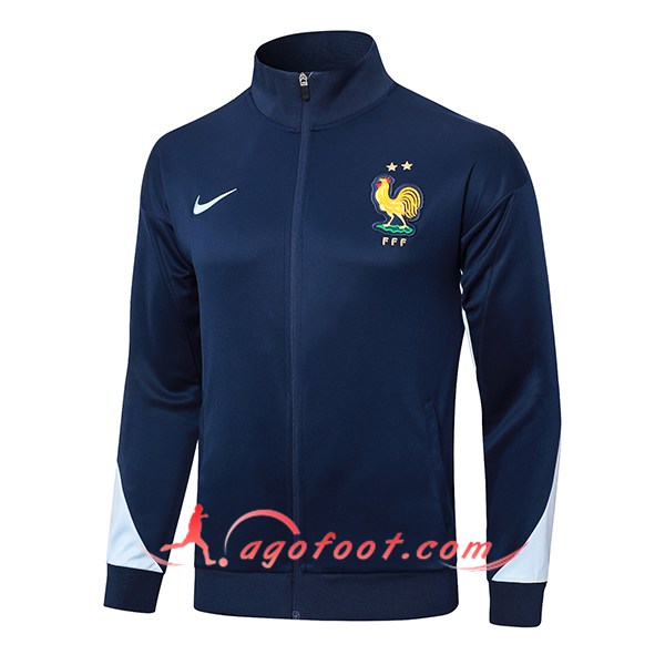 Veste Foot France Bleu Royal 2024/2025