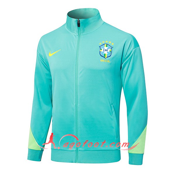 Veste Foot Brésil Vert 2024/2025
