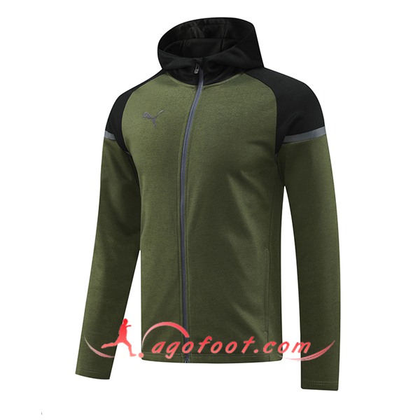 Veste A Capuche PUMA Vert/Noir 2024/2025