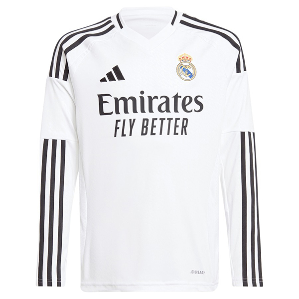 Nouveau Maillot de Foot Real Madrid Domicile Manches Longues 2024/2025