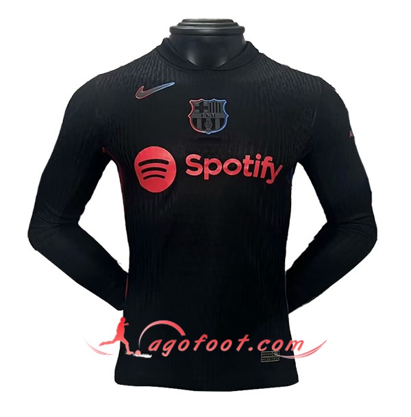 Maillot de Foot FC Barcelone Exterieur Manches Longues 2024/2025