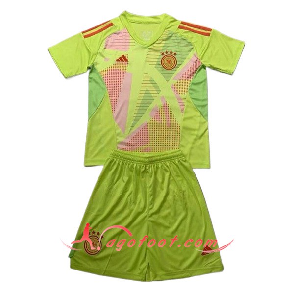 Maillot de Foot Allemagne Enfant Gardien De But Vert 2024/2025