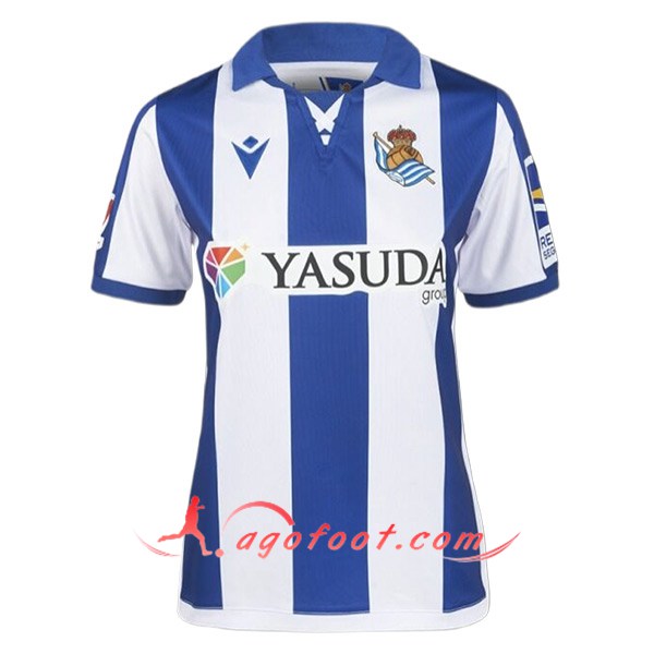 Nouveau Maillot de Foot Real Sociedad Femme Domicile 2024/2025
