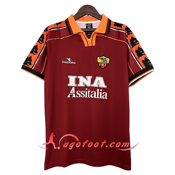 Maillot de Foot As Rome Retro Domicile 1998/1999