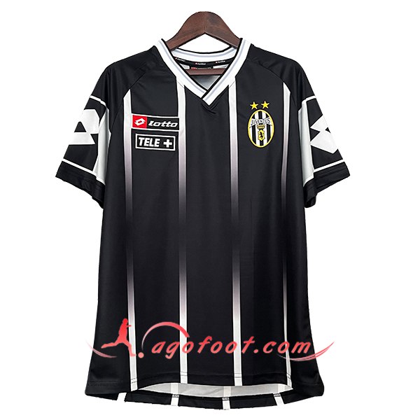 Maillot de Foot Juventus Retro Noir 2000/2001