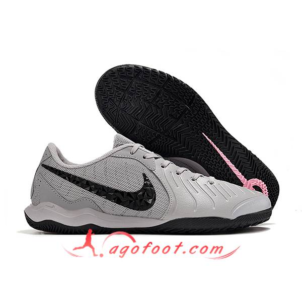 Nike Chaussures de Foot Legend 10 Academy IC Gris/Noir