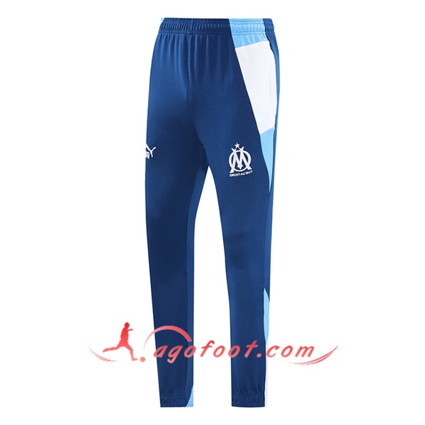 Pantalon Foot Marseille Bleu/Blanc 2024/2025