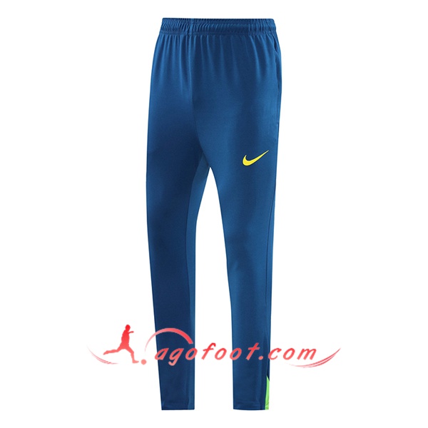 Pantalon Foot Brésil Bleu/Vert 2024/2025 -02