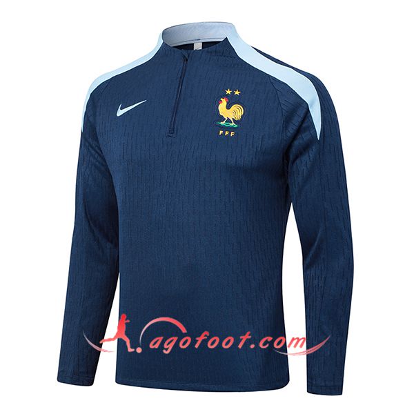 Sweatshirt Training France Bleu Royal 2024/2025