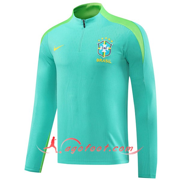 Sweatshirt Training Brésil Vert 2024/2025