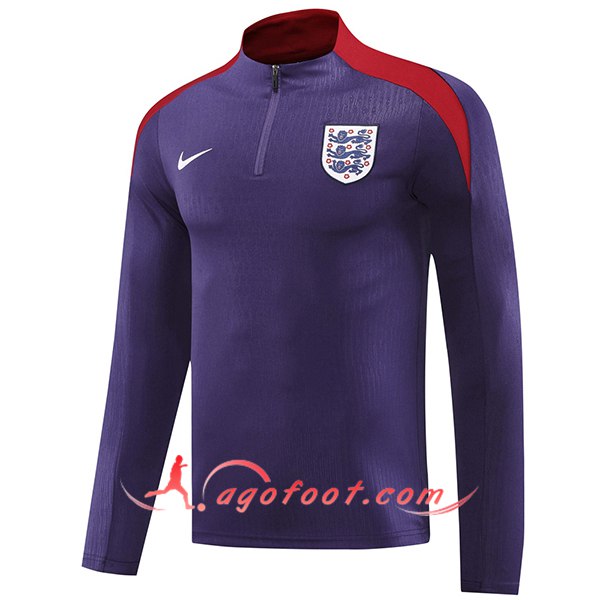 Sweatshirt Training Angleterre Pourpre/Rouge 2024/2025