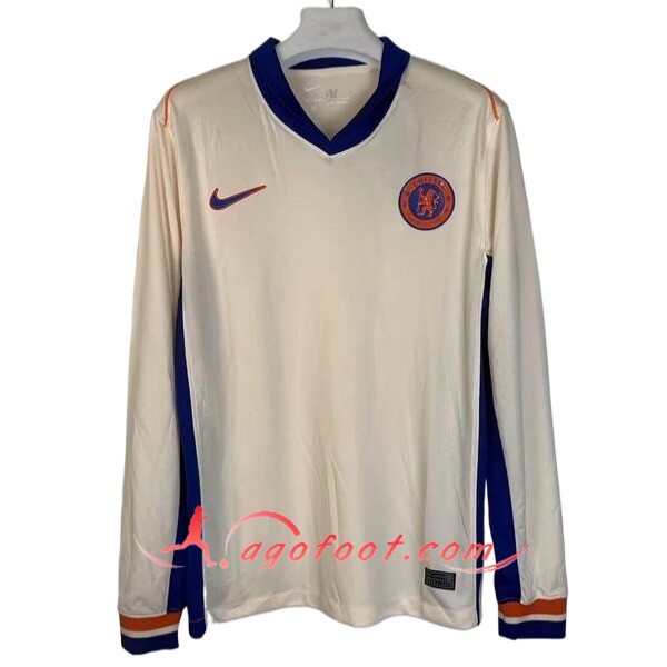 Maillot de Foot FC Chelsea Exterieur Manches Longues 2024/2025