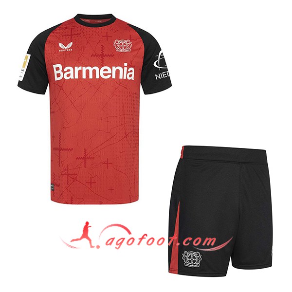 Nouveau Maillot de Foot Bayer 04 Leverkusen Enfant Domicile 2024/2025